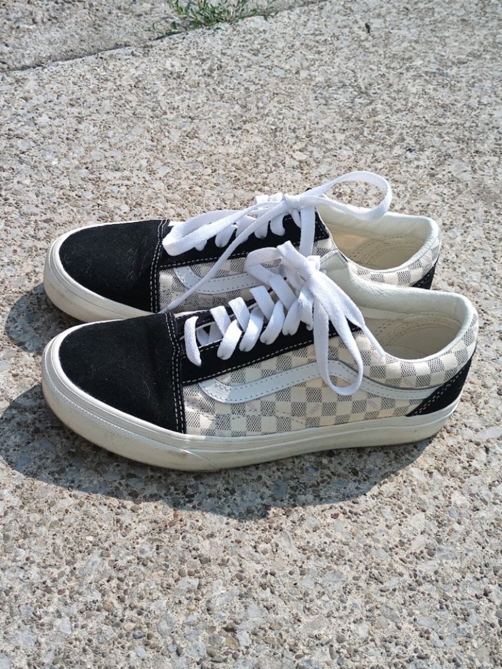 Vans Unisex Checkerboard Tennis Shoes Sz. 7